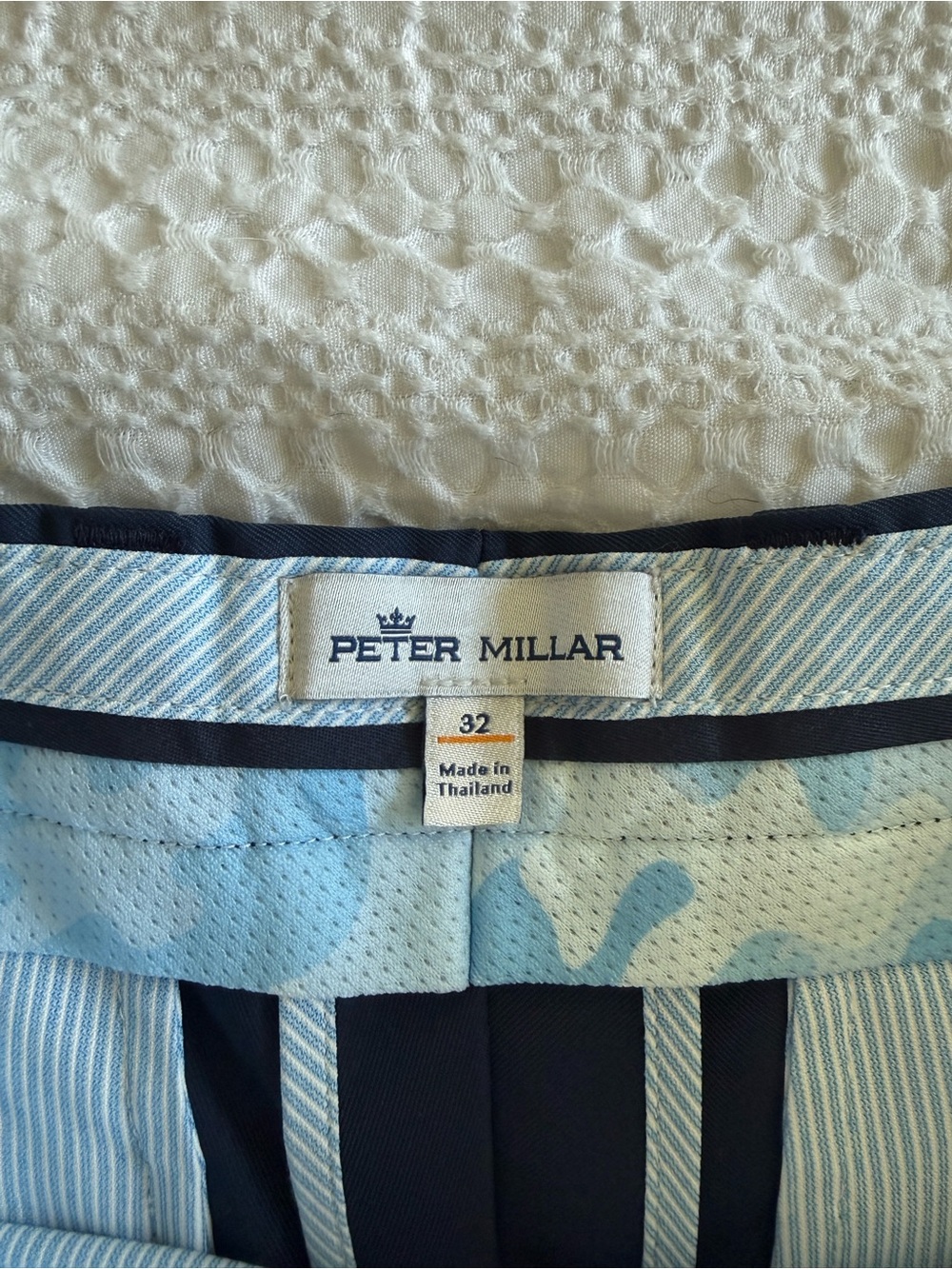 Peter Millar Navy Shorts - Picture 2 of 3